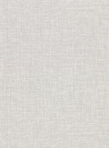 Upton Light Grey Faux Linen Wallpaper by Warner