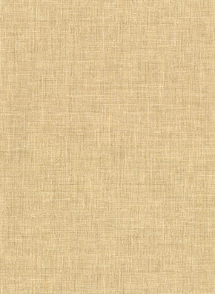 Upton Wheat Faux Linen Wallpaper by Warner Warner Textures IX 2754 Main Street Covers about 60.8 square feet 27-in by 27-ft long roll Unpasted 0 - Fabric Carolina -