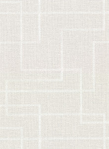 Clarendon Grey Geometric Faux Grasscloth Wallpaper by Warner
