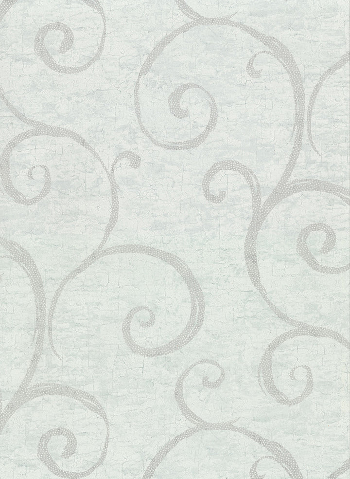 Newbury Teal Geometric Faux Plaster Wallpaper by Warner Warner Textures IX 2754 Main Street Covers about 60.8 square feet 27-in by 27-ft long roll Unpasted 20.5 - Fabric Carolina -
