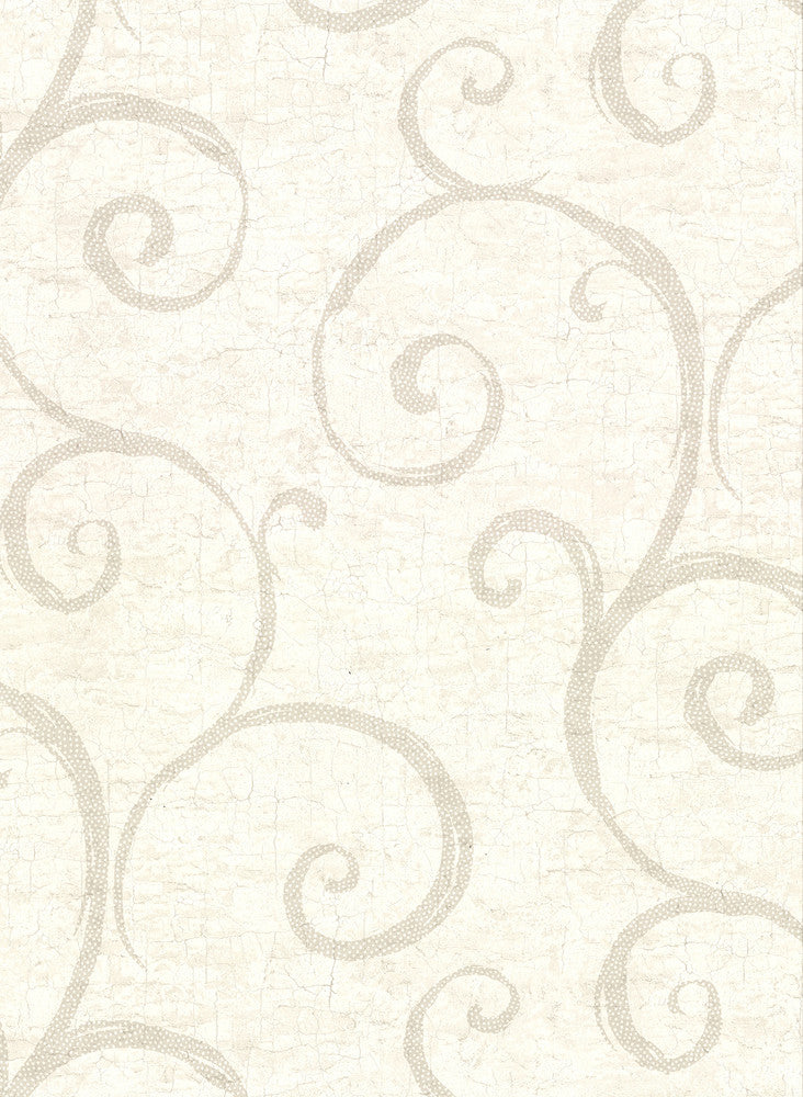 Newbury Cream Geometric Faux Plaster Wallpaper by Warner Warner Textures IX 2754 Main Street Covers about 60.8 square feet 27-in by 27-ft long roll Unpasted 20.5 - Fabric Carolina -