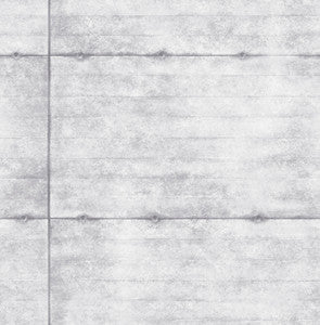 Reuther Light Grey Smooth Concrete Wallpaper by A-Street Prints
