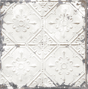 Donahue White Tin Ceiling Wallpaper by A-Street Prints