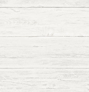 Colleen White Washed Boards Wallpaper by A-Street Prints