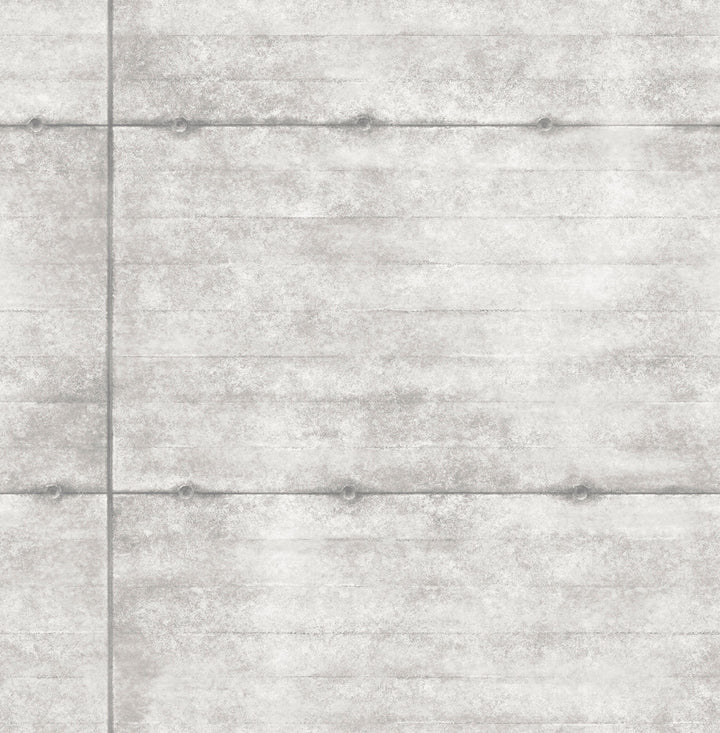Reuther Grey Smooth Concrete Wallpaper by A-Street Prints Trilogy Covers about 56.4 square feet 20.5-in by 33-ft long roll Unpasted 20.8 - Fabric Carolina -