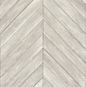 Parisian Light Grey Parquet Wallpaper by A-Street Prints