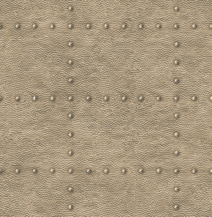 Goldberg Brown Hammered Metal Wallpaper by A-Street Prints Trilogy Covers about 56.4 square feet 20.5-in by 33-ft long roll Unpasted 21 - Fabric Carolina -