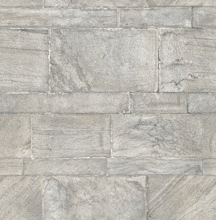 Clifton Light Grey Sandstone Wallpaper by A-Street Prints Trilogy Covers about 56.4 square feet 20.5-in by 33-ft long roll Unpasted 21 - Fabric Carolina -