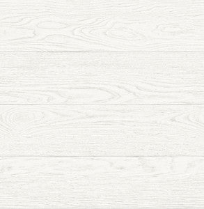Ravyn White Salvaged Wood Plank Wallpaper by A-Street Prints