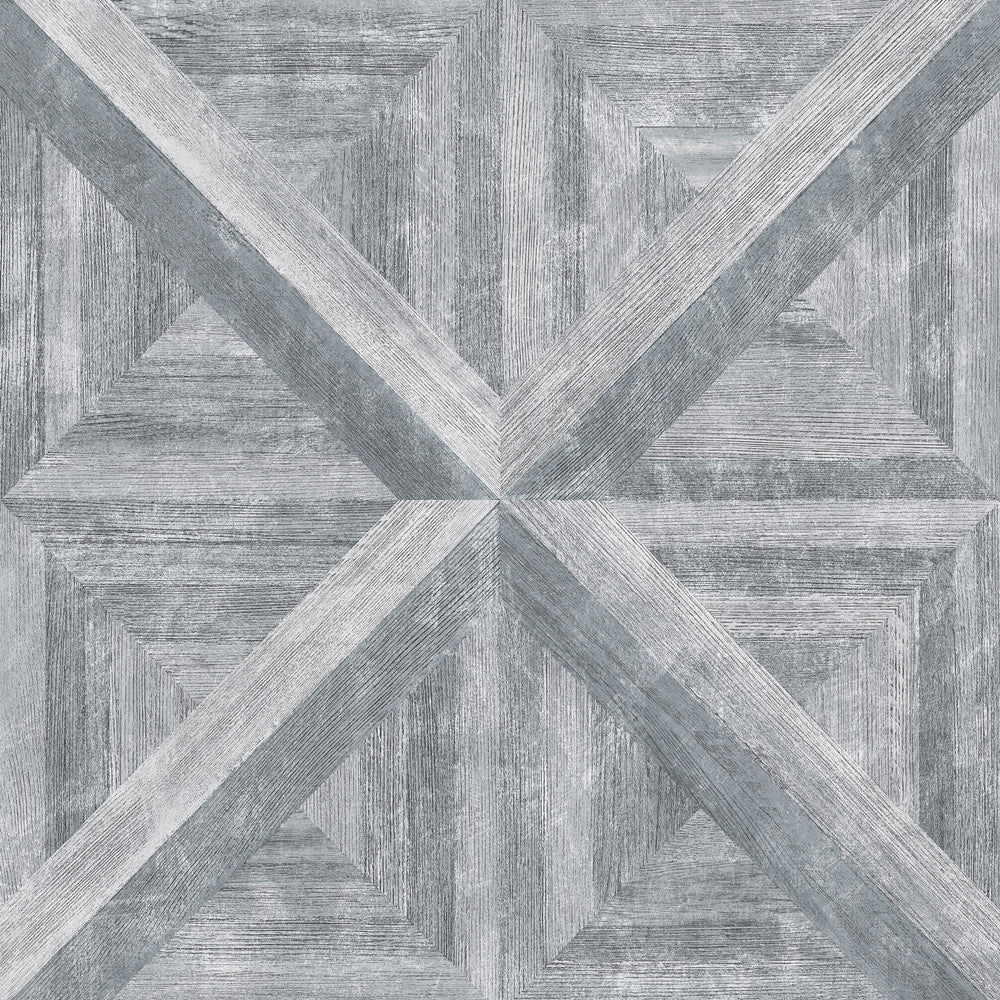 Carriage Grey Geometric Wood Wallpaper by A-Street Prints Trilogy Covers about 56.4 square feet 20.5-in by 33-ft long roll Unpasted 20.9 - Fabric Carolina -
