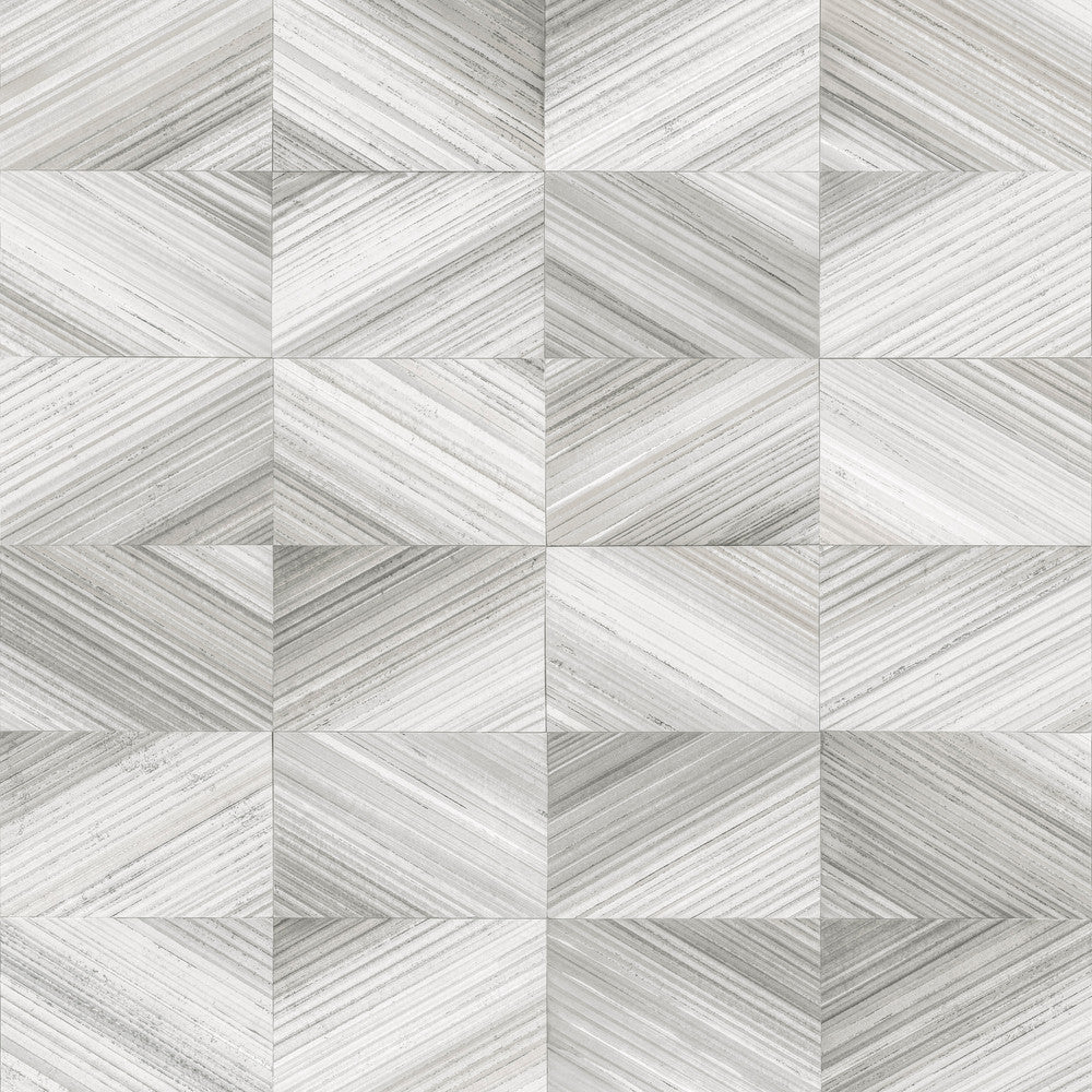 Stratum Grey Geometric Wood Wallpaper by A-Street Prints Trilogy Covers about 56.4 square feet 20.5-in by 33-ft long roll Unpasted 20.9 - Fabric Carolina -