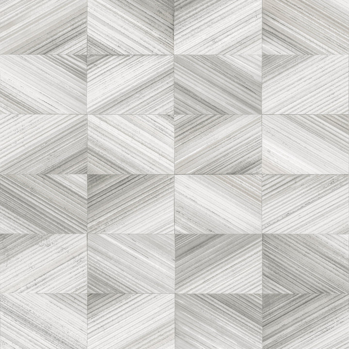Stratum Grey Geometric Wood Wallpaper by A-Street Prints Trilogy Covers about 56.4 square feet 20.5-in by 33-ft long roll Unpasted 20.9 - Fabric Carolina -