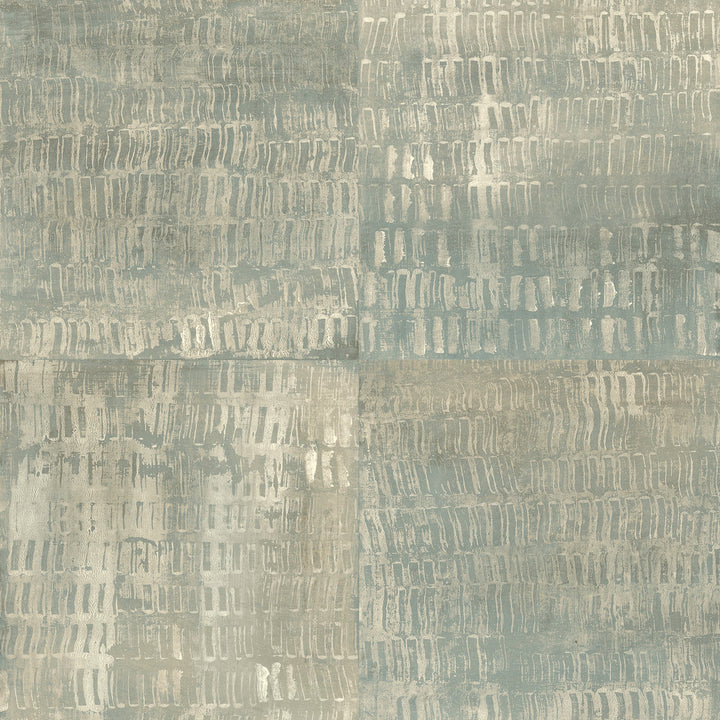 Conundrum Sage Faux Metal Wallpaper by A-Street Prints Trilogy Covers about 56.4 square feet 20.5-in by 33-ft long roll Unpasted 20.9 - Fabric Carolina -
