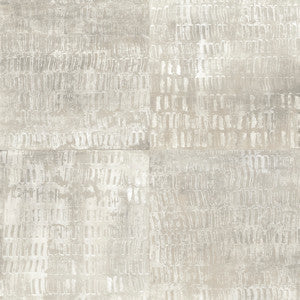 Conundrum Silver Faux Metal Wallpaper by A-Street Prints