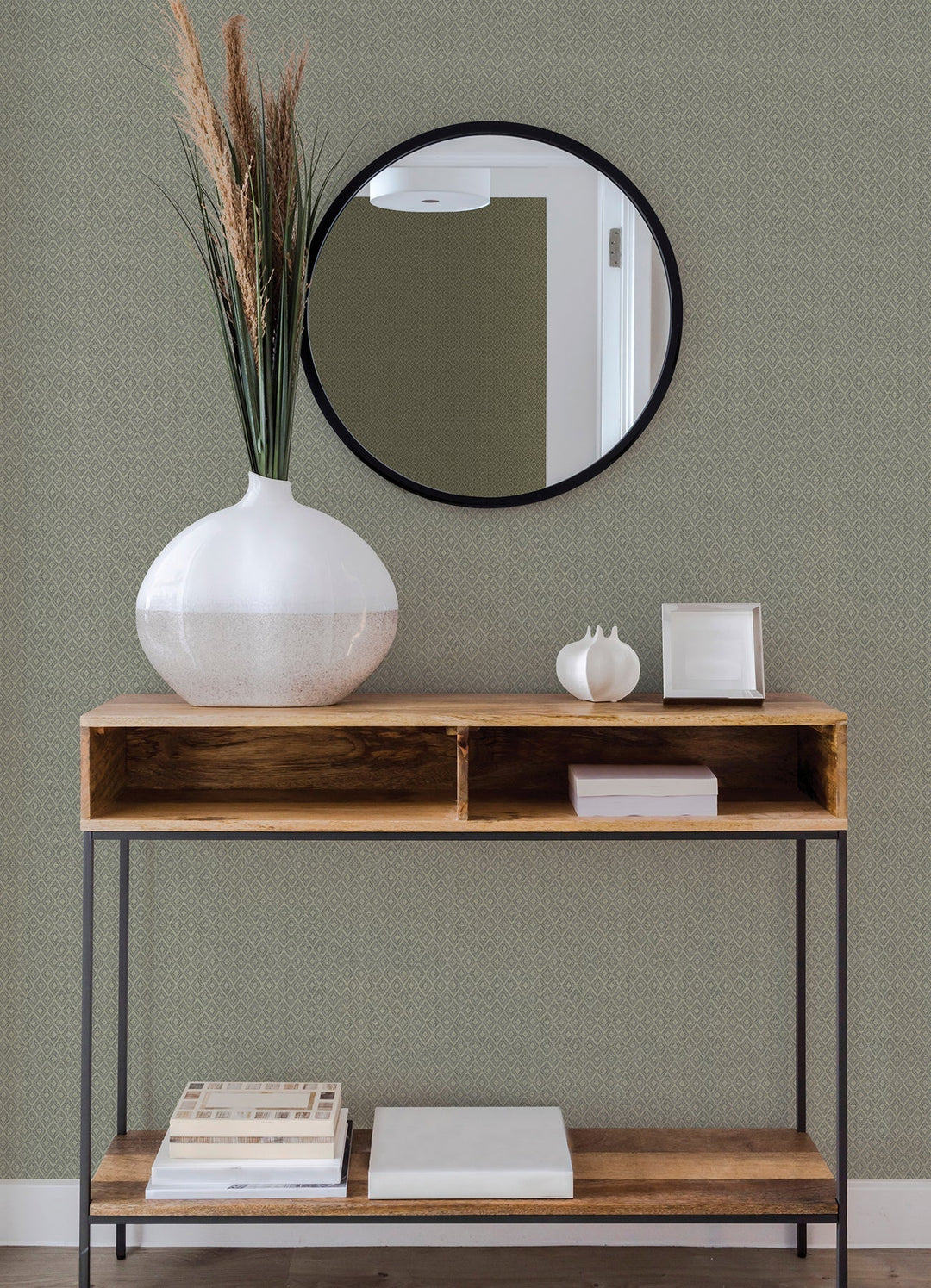 Hui Stone Paper Weave Wallpaper by A-Street Prints Designer