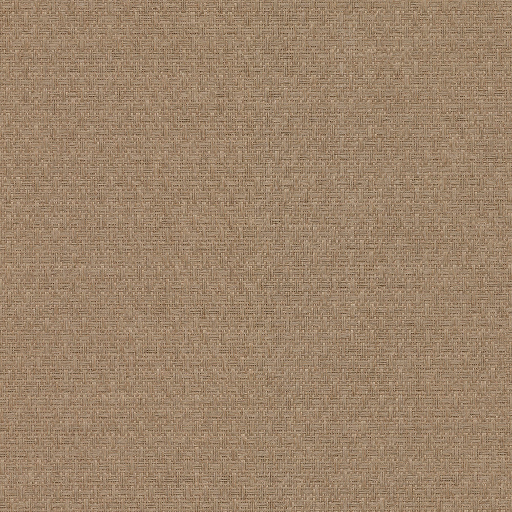 Huiqing Brown Geometric Weave Wallpaper by A-Street Prints Twine Covers about 72 square feet 36-in by 24-ft long roll Unpasted 0 - Fabric Carolina -