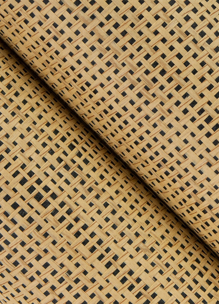 Cixi Neutral Basketweave Wallpaper by A-Street Prints Designer