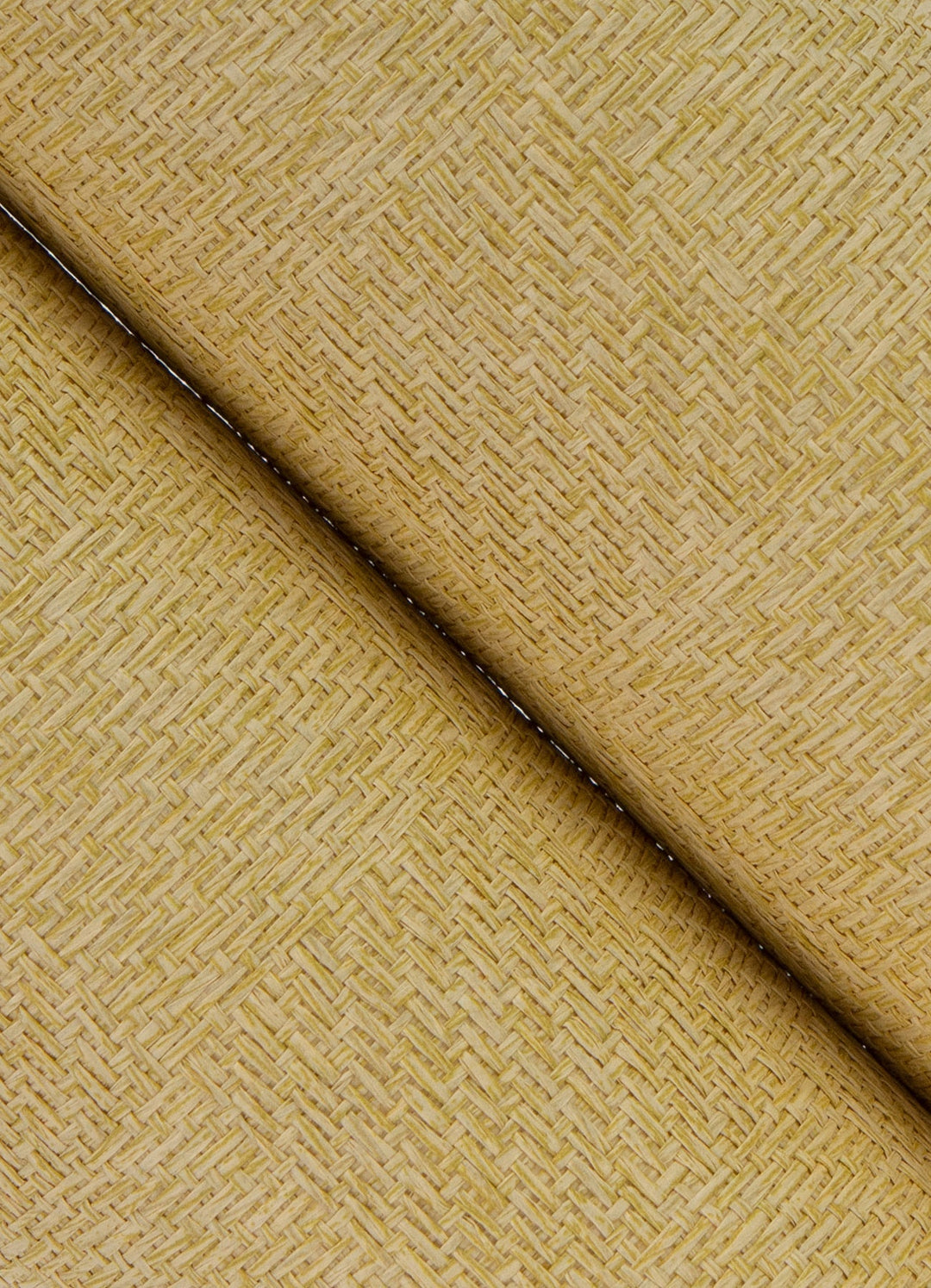 Huiqing Khaki Geometric Weave Wallpaper by A-Street Prints Designer