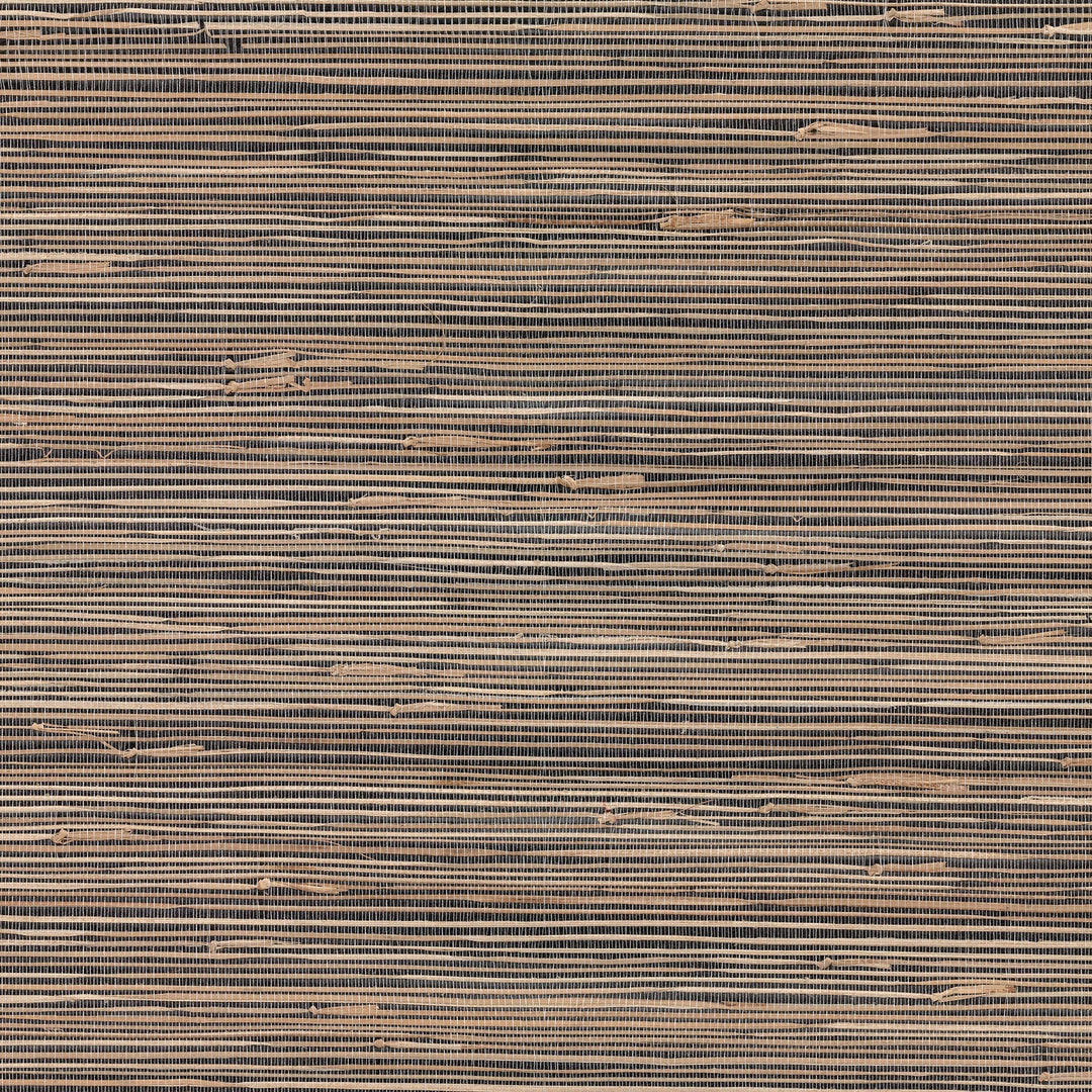 Anhui Black Grasscloth Wallpaper by A-Street Prints Designer