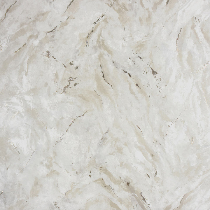 Titania Taupe Marble Texture Wallpaper by Brewster Polished Covers about 75.6 square feet 27.5-in by 33-ft long roll Unpasted 12.6 - Fabric Carolina -