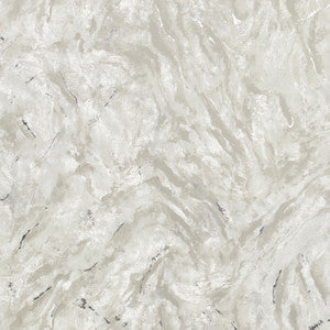 Titania Silver Marble Texture Wallpaper by Brewster
