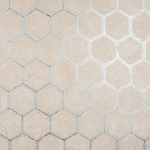 Starling Copper Honeycomb Wallpaper by Brewster