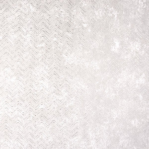 Luna Platinum Distressed Chevron Wallpaper by Brewster