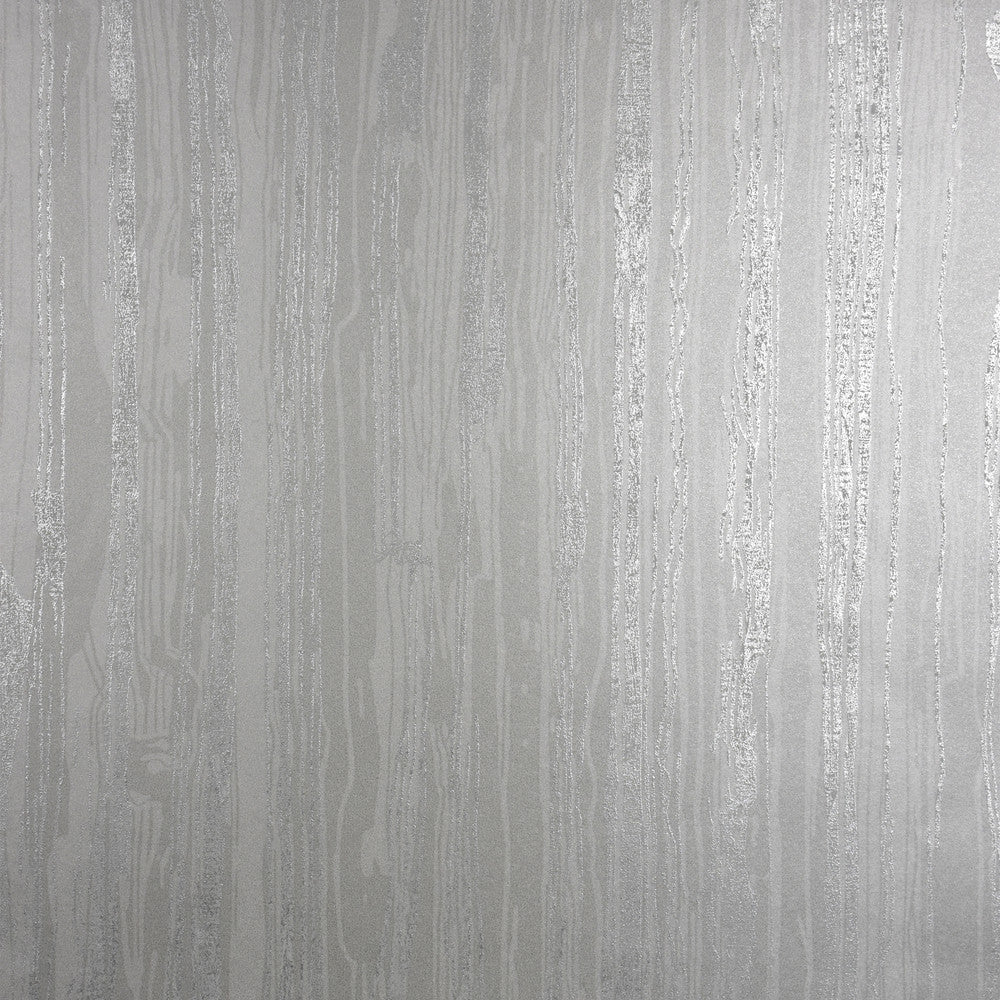 Nova Silver Faux Wood Wallpaper by Brewster Polished Covers about 57.8 square feet 21-in by 33-ft long roll Unpasted 12.6 - Fabric Carolina -