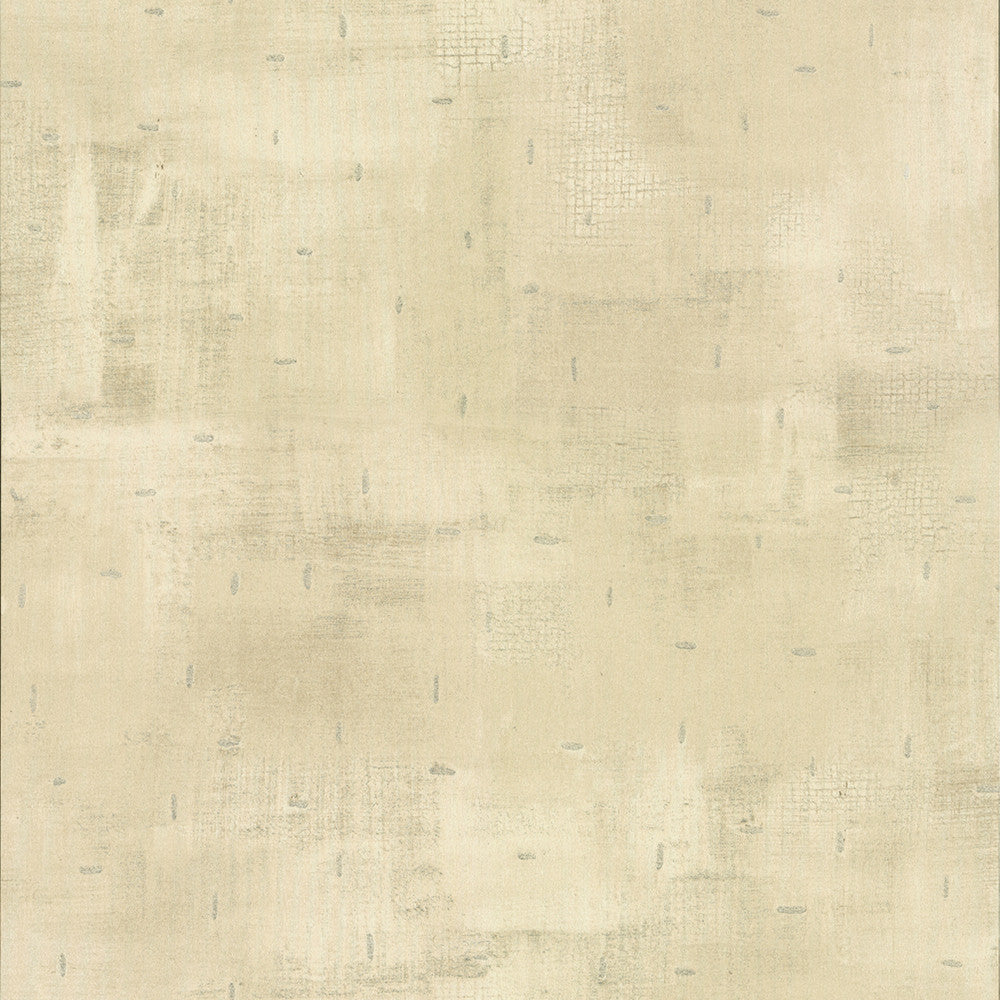 Portia Beige Distressed Texture Wallpaper by Brewster Polished Covers about 57.8 square feet 21-in by 33-ft long roll Unpasted 10.4 - Fabric Carolina -