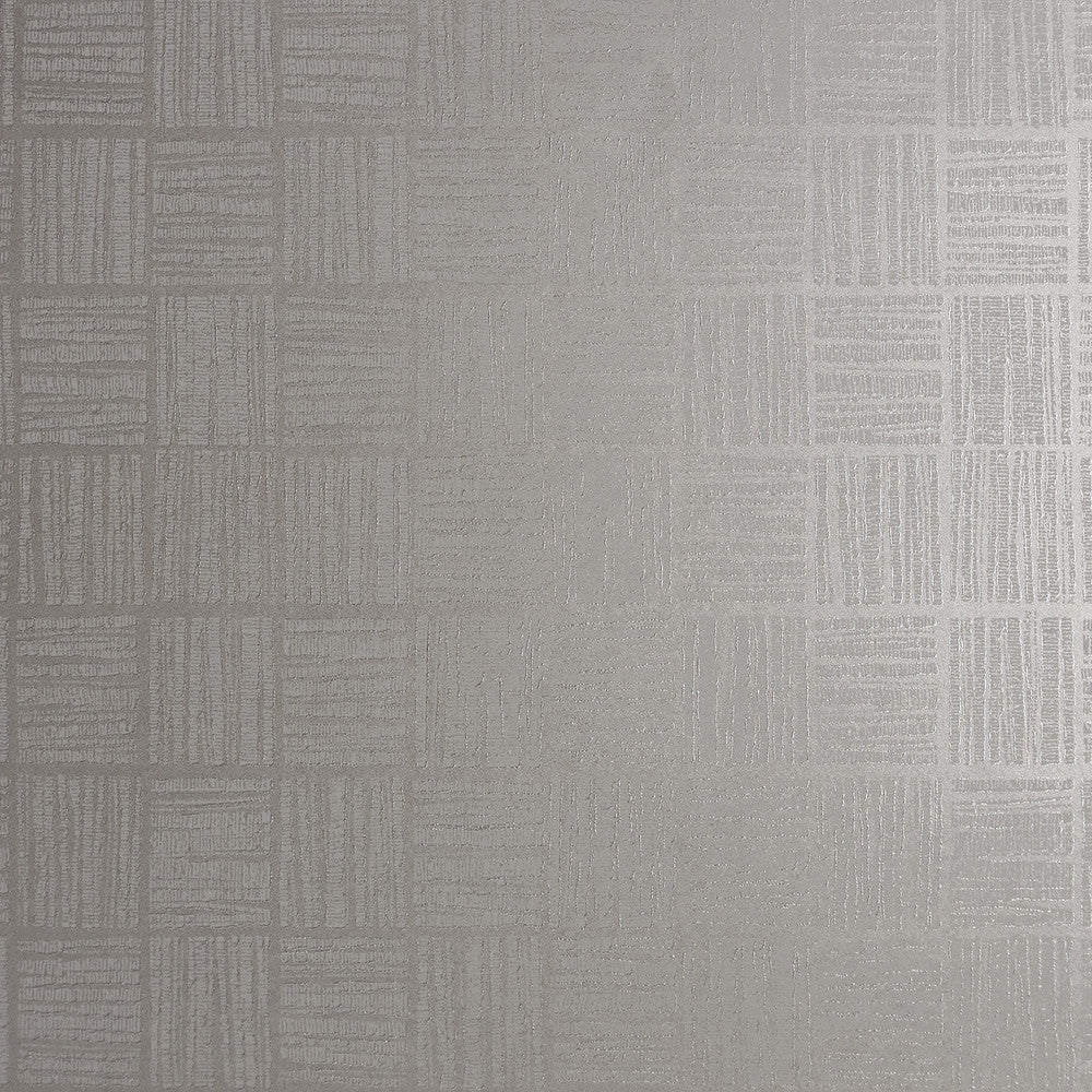 Glint Silver Distressed Geometric Wallpaper by Brewster Polished Covers about 57.8 square feet 21-in by 33-ft long roll Unpasted 25.2 - Fabric Carolina -