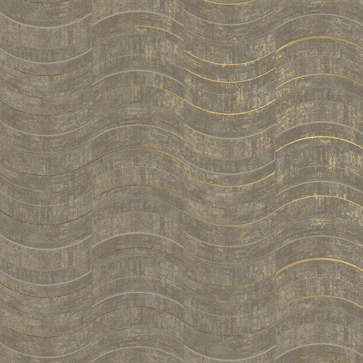 Hydra Light Grey Geometric Wallpaper by Brewster Polished Covers about 57.8 square feet 21-in by 33-ft long roll Unpasted 25.2 - Fabric Carolina -