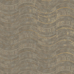 Hydra Light Grey Geometric Wallpaper by Brewster