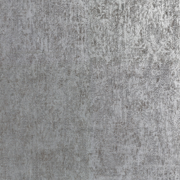 Luster Silver Distressed Texture Wallpaper by Brewster Polished Covers about 57.8 square feet 21-in by 33-ft long roll Unpasted 10.4 - Fabric Carolina -