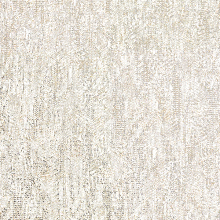 Luster White Distressed Texture Wallpaper by Brewster Polished Covers about 57.8 square feet China Unpasted 10.4-in repeat, drop match 21-in by 33-ft long roll - Fabric Carolina -
