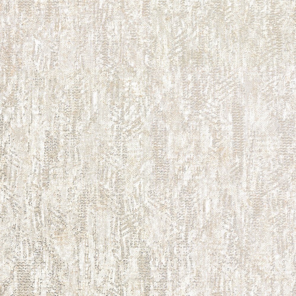 Luster White Distressed Texture Wallpaper by Brewster Polished Covers about 57.8 square feet China Unpasted 10.4-in repeat, drop match 21-in by 33-ft long roll - Fabric Carolina -