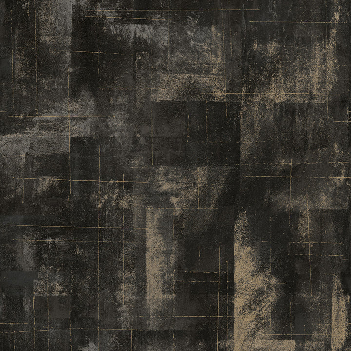 Ozone Black Texture Wallpaper by Brewster Polished Covers about 57.8 square feet 21-in by 33-ft long roll Unpasted 12.6 - Fabric Carolina -