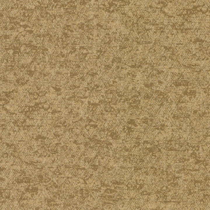 Cosmic Gold Geometric Wallpaper by Brewster Polished Covers about 57.8 square feet China Unpasted 25.2-in repeat, straight match 21-in by 33-ft long roll - Fabric Carolina -