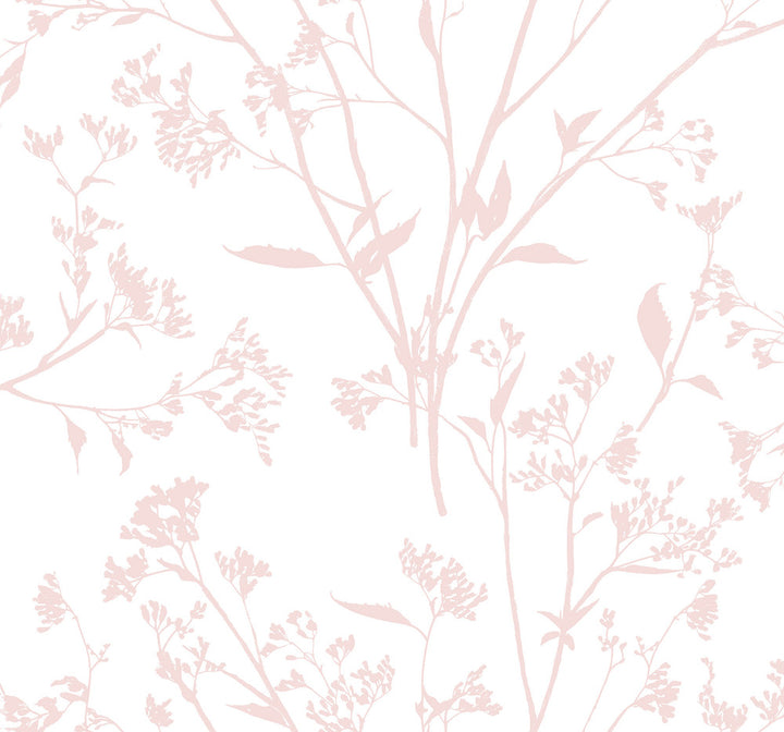 Southport Blush Delicate Branches Wallpaper by A-Street Prints Newport Covers about 60.8 square feet 27-in by 27-ft long roll Unpasted 25.2 - Fabric Carolina -