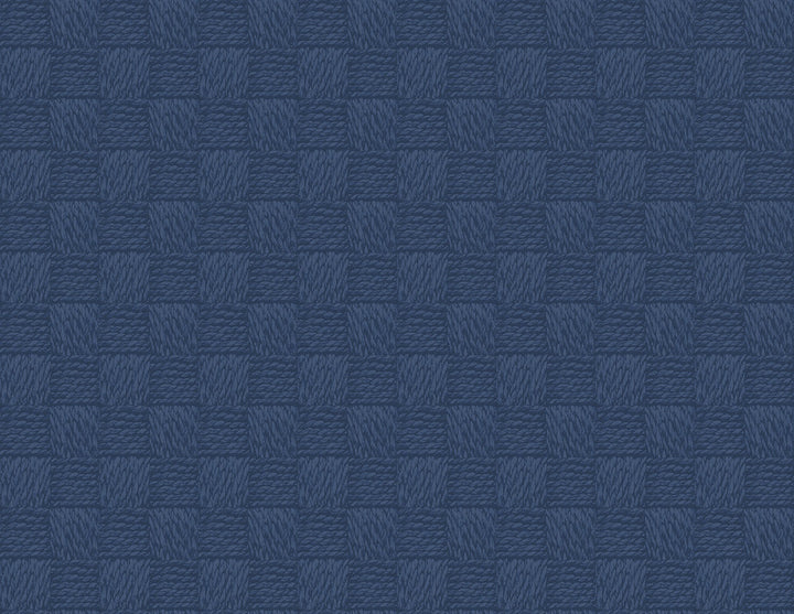 Calabash Navy Rope Basketweave Wallpaper by A-Street Prints Newport Covers about 60.8 square feet 27-in by 27-ft long roll Unpasted 3.5 - Fabric Carolina -