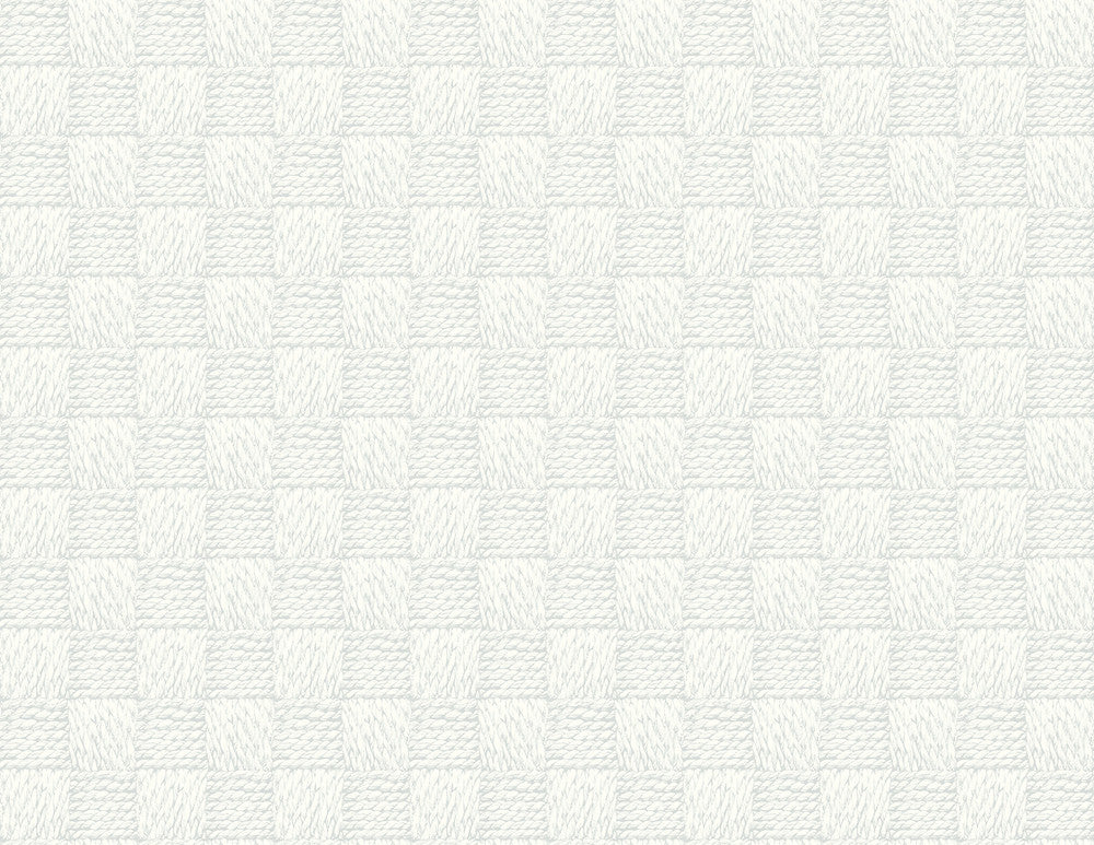 Calabash Light Grey Rope Basketweave Wallpaper by A-Street Prints Newport Covers about 60.8 square feet 27-in by 27-ft long roll Unpasted 3.5 - Fabric Carolina -