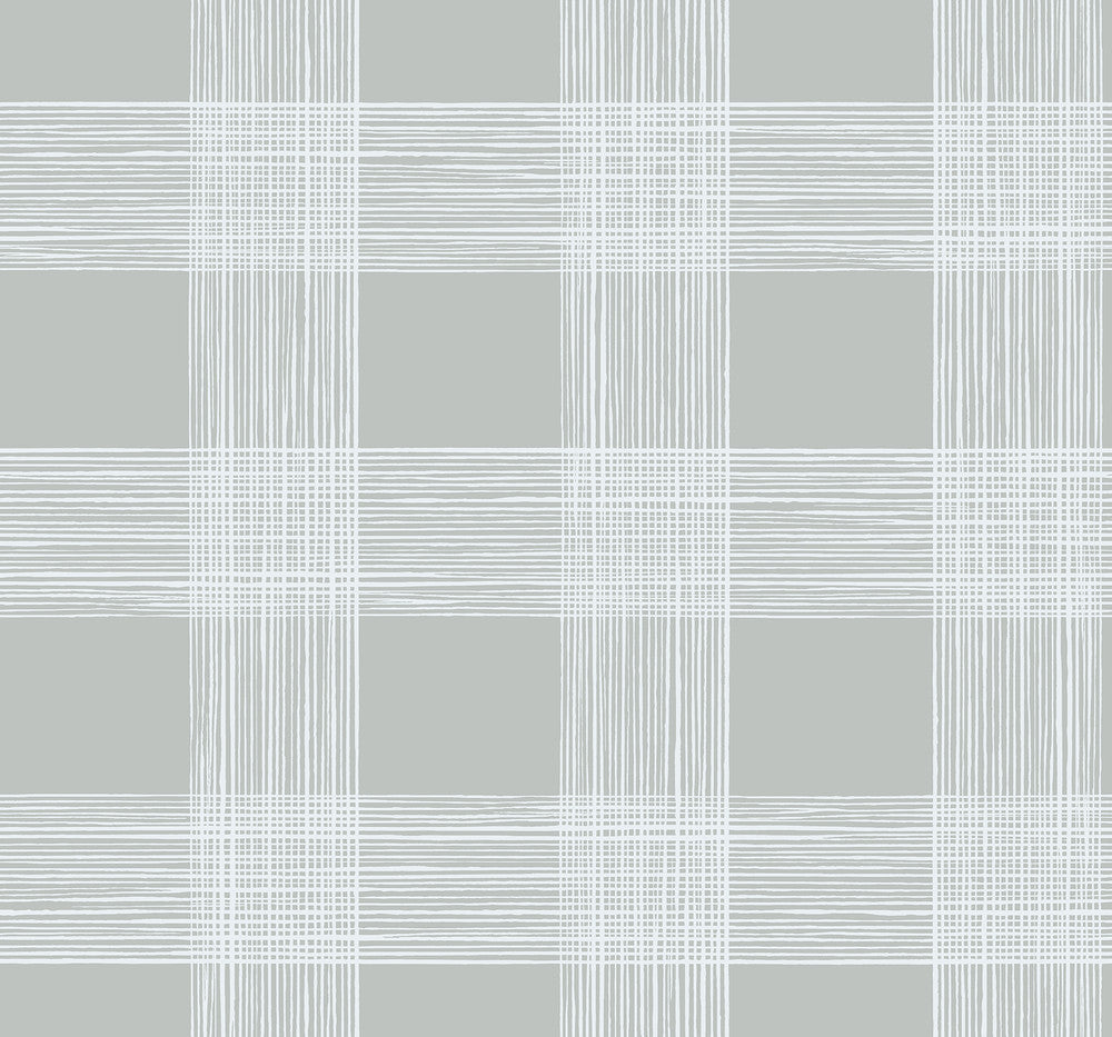 Scarborough Grey Striated Plaid Wallpaper by A-Street Prints Newport Covers about 60.8 square feet 27-in by 27-ft long roll Unpasted 25.2 - Fabric Carolina -