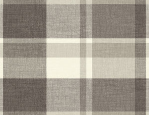 Madaket Charcoal Plaid Wallpaper by A-Street Prints