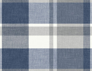 Madaket Indigo Plaid Wallpaper by A-Street Prints