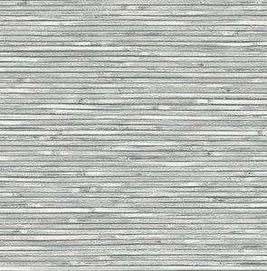 Bellport Dark Grey Wooden Slat Wallpaper by A-Street Prints