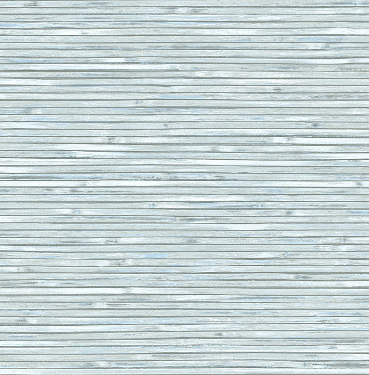 Bellport Sky Blue Wooden Slat Wallpaper by A-Street Prints Newport Covers about 56.4 square feet 20.5-in by 33-ft long roll Unpasted 20.9 - Fabric Carolina -