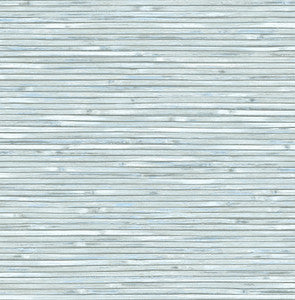 Bellport Sky Blue Wooden Slat Wallpaper by A-Street Prints