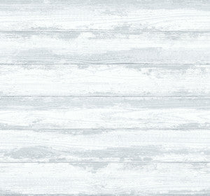 Truro Grey Weathered Shiplap Wallpaper by A-Street Prints