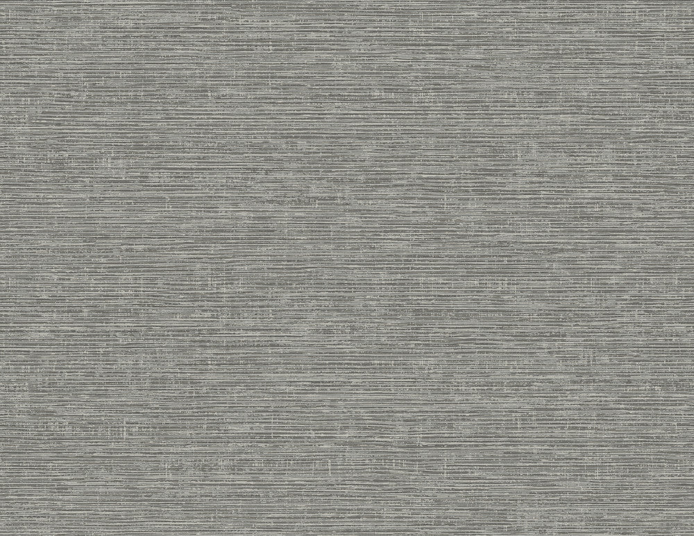 Tiverton Charcoal Faux Grasscloth Wallpaper by A-Street Prints Newport Covers about 60.8 square feet 27-in by 27-ft long roll Unpasted 12.6 - Fabric Carolina -