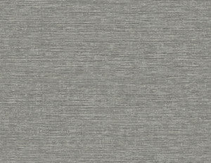 Tiverton Charcoal Faux Grasscloth Wallpaper by A-Street Prints