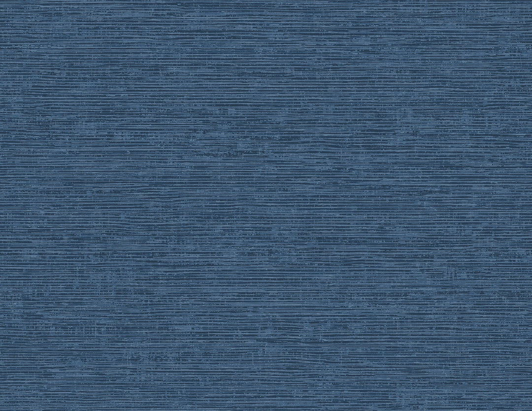 Tiverton Indigo Faux Grasscloth Wallpaper by A-Street Prints Designer